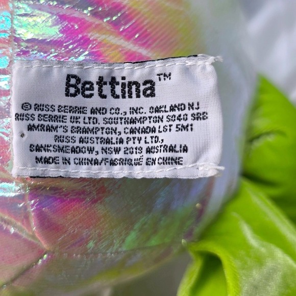 Vtg 90s/Y2K Russ Berrie 32" JUMBO Bettina Ballerina Frog Green Plush Tutu Rare - Picture 8 of 10